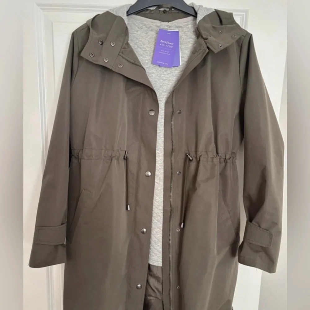 Seraphine 3-in-1 Maternity & Baby Wearing Coat Size 4 - Picture 5 of 7